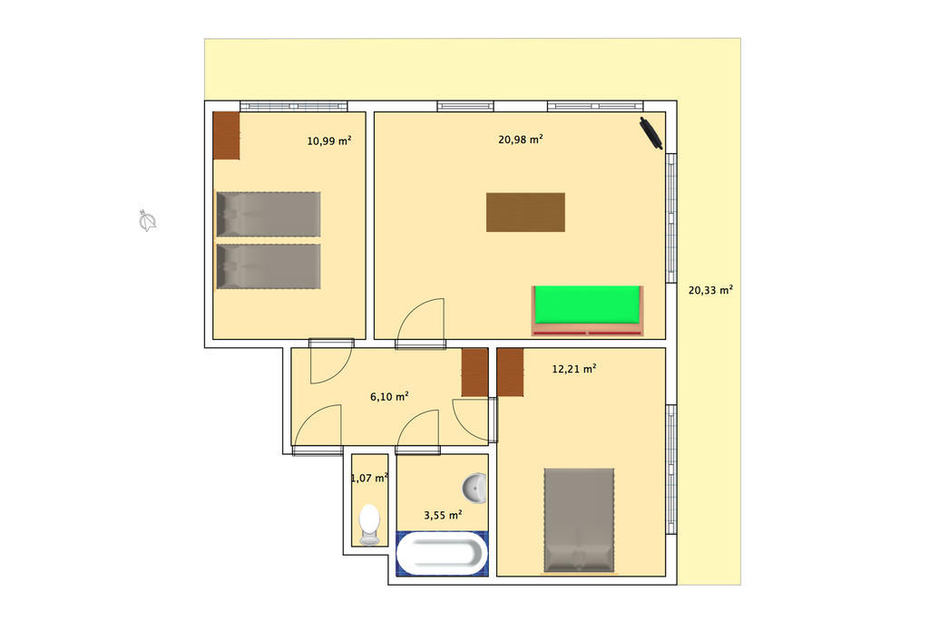 לה ג'ט Residence Galaxy חדר תמונה